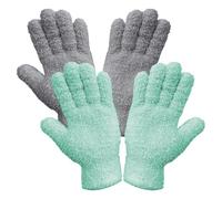 CWPFVQA 2 Paires De Gants De Dépoussiérage En Microfibre - Pour Nettoyage De Maison, Plantes - Absorbants Et Réutilisables