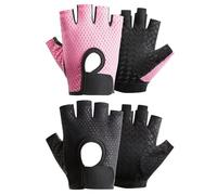 CWPFVQA 2 Paires De Gants sans Doigts, Gants De Fitness pour Femmes, Gants Demi-Doigts pour Hommes, Gants Respirants De Fitness en Plein Air, Accessoires De Protection des Mains
