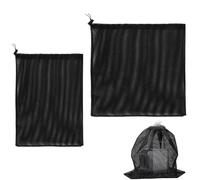 CWPFVQA 2 Pièces Sacs Filtrants pour Pompe À Eau, Sacs Filtrants pour Étang À Poissons, Filtre À Mailles, Sac Barrière pour Pompe De Bassin, Sac Barrière pour Pompe avec Cordon De Serrage