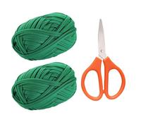 CWPFVQA 2 Rouleaux D'Attaches De Jardin avec 1 Petit Ciseau, Attaches en Fibres Souples, Attaches De Support pour Plantes, Outils d'attache De Jardin, Aux Arbres Et Aux Plantes Grimpantes