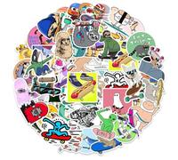 CWPFVQA 200 Autocollants sur Le Thème du Skateboard, Autocollants Graffiti Créatifs, Autocollants Décoratifs, Autocollants De Dessins Animés, Les Tasses d'eau Et Les Cahiers.