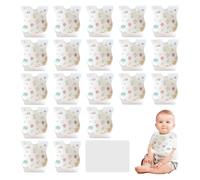 CWPFVQA Bavoirs Animaux 20 Pièces Pour Enfants, Set De Table, Bavoirs Portables De Protection Pour Vêtements, Pliables