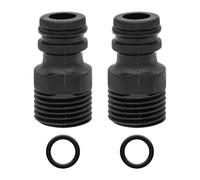 CWPFVQA Connecteur De Robinet 2 Pièces, Interface De Robinet Filetée, Adaptateur Rapide, Adaptateur De Douche, Adaptateur De Mamelon Fileté