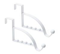 CWPFVQA Crochets De Porte 2 Pièces, Crochets De Suspension De Porte, Crochets À Serviettes, Crochets De Sac, Crochets D'Intérieur, Crochets Muraux