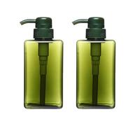 CWPFVQA Distributeur De Savon 2 Pièces, Bouteille Poussoir Liquide, Bouteille Distributrice De Produits De Soins De La Peau, Bouteille Poussoir en Plastique Multifonctionnelle