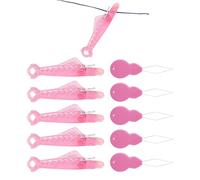 CWPFVQA Enfile-Aiguille en Plastique, 10 Pièces, Enfile-Aiguille Créatif, Gadgets D'Enfilage, Accessoires De Couture, Bricolage