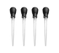 CWPFVQA Goutteur De Gril 4 Pièces, Grande Pipette, Grande Seringue, Goutteur De Cuisson, Ensemble À Badigeonner De Dinde, Ensemble À Badigeonner De Dinde