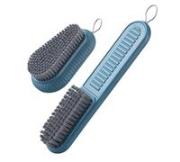 CWPFVQA Lot De 2 Brosses De Nettoyage Manuelles, Brosse De Nettoyage Domestique, Brosse À Linge, Brosse À Chaussures À Poils Doux, Brosse De Nettoyage De Tapis, Brosse De Nettoyage Polyvalente