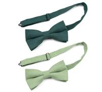 CWPFVQA Lot De 2 Nœuds Papillons Pour Hommes, Accessoires Vestimentaires, Nœuds Papillons Décoratifs, Adaptés Aux Banquets, Fêtes, Cérémonies, Mariages