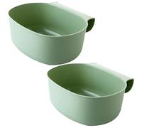 CWPFVQA Lot De 2 Poubelles Suspendues, Poubelles De Cuisine, Panier De Rangement des Déchets Ménagers, Mini Poubelles, Accessoires pour La Maison