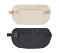 CWPFVQA Lot De 2 Sacs Banane Ajustés, Sacs Banane De Voyage Portables, Sacs De Protection De Cartes, Sacs Banane De Vélo, Sacs Banane Réglables, Sacs Banane Multifonctionnels À Fermeture Éclair
