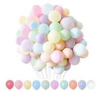 CWPFVQA Lot de 200 Ballons Colorés en Latex, Petits Ballons Décoratifs pour Chambre d'enfant, Accessoires Et Accessoires De Fête, Adaptés pour Les Anniversaires, Les Célébrations Et Les Danses.