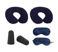 CWPFVQA Lot De 3 Oreillers Gonflables, Oreillers Portables Pliables, Oreillers De Sieste, Oreillers De Voyage En Plein Air, Accessoires De Vacances À La Plage (34 X 22 Cm)