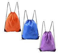 CWPFVQA Lot De 3 Sacs À Cordon, Sac À Dos À Cordon Réglable, Sac De Natation Étanche, Sac pour Vêtements De Fitness, Sac De Rangement De Voyage, Sac De Sport À Cordon De Serrage De Grande Capacité