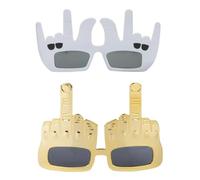 CWPFVQA Lunettes À Doigts Créatives, 2 Pièces, Accessoires De Danse, Fournitures De Fête, Lunettes Amusantes, Accessoires pour Vêtements