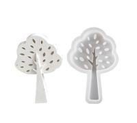 CWPFVQA Moule en Silicone en Forme d'arbre 1 Pièce, Ornements en Plâtre d'arbre, Moule À Bougie d'arbre, Ornements d'art, Moule en Silicone