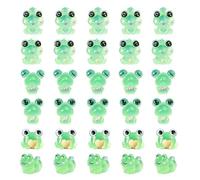 CWPFVQA Pack De 30 Mini Lampes Grenouilles, Figurines Lumineuses Grenouilles, Décorations De Table, Bijoux Créatifs, Accessoires Mignons