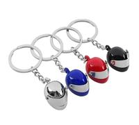 CWPFVQA Pack De 4 Porte-Clés De Casque, Pendentifs De Casque De Voiture, Porte-Clés De Moto Personnalisés, Porte-Clés En Métal Pour Sacs À Dos, Clés Et Accessoires De Téléphone Portable.