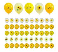 CWPFVQA Pack De 50 Ballons Tournesol, Décoration De Fête, Ambiance Festive, Adapté À De Nombreuses Scènes, Aussi Bien en Intérieur Qu'En Extérieur