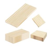 CWPFVQA Paquet De 20 Planches De Bois Rectangulaires, Bois pour L'Artisanat, Matériaux De Bricolage, Matériaux De Construction De Modèles, Adaptés À L'Artisanat, À La Décoration De La Maison
