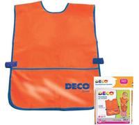 CWR 06962 Blouse de peintre S Enfants Bleu, Orange