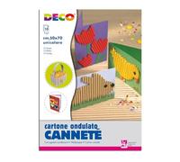 CWR Cannetè 2206/7 Carton Ondule 50 x 70 cm Lot de 10 Noir