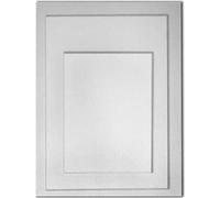 CWR Toile pré-tendue blanche 180x240 mm pour peintures - Support de peinture pré-emballé