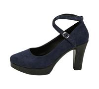 Cwuhyatre Chaussures à Talons Hauts Pour Femmes Escarpins Chic Et Elégants Chaussures Décontractées Avec Bride à La Cheville Pour Mariages Et Fêtes Mary Jane à Plateforme Pour Femmes