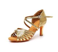 Cwuhyatre Chaussures De Danse à Semelle Molle Pour Femmes à Talons Hauts Sandales à Talons Hauts Pour Femme Bout Ouvert Antidérapant Chaussurs De Danse Pour Jazz/Latin/National Mark/Rumba/Cha Cha