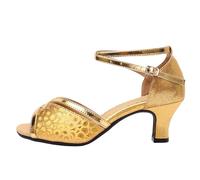 Cwuhyatre Chaussures De Danse à Semelle Molle Pour Femmes à Talons Hauts Sandales à Talons Hauts Pour Femme Bout Ouvert Chaussurs De Danse Pour Jazz/Latin/National Mark/Rumba/Cha Cha