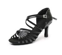 Cwuhyatre Chaussures De Danse à Semelle Molle Pour Femmes à Talons Hauts Sandales à Talons Hauts Pour Femme Bout Ouvert Antidérapant Chaussurs De Danse Pour Jazz/Latin/National Mark/Rumba/Cha Cha