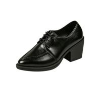 Cwuhyatre Oxfords Et Derbies Femme Petit Talon Chaussures Oxfords Pour Hommes Mode Chaussures De Danse Bout Rond Plat Outdoor Baskets Rétro Creux Oxford Avec Talon Loisir Flâneur