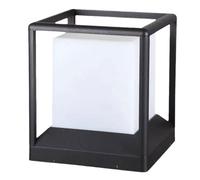 CWVYKNP Éclairage Extérieur Moderne Et Minimaliste Lampes De Pilier Carrées Extérieures pour Clôture Lampes De Colonne Étanches pour Patio Et Jardin Lampe De Poteau Extérieure avec Fixation