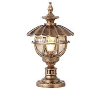 CWVYKNP Lampe De Poteau Étanche pour Clôture, Colonne De Terrasse Ou Jardin, Style Vintage