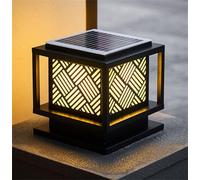 CWVYKNP Lampe Solaire Moderne pour Poteau Lampe Solaire pour Poteau De Clôture, Lampe Carrée pour Colonne, Décoration Jardin, Terrasse Et Cour Lampe Extérieure Étanche pour Clôture