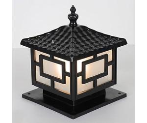 CWVYKNP Lampe sur Colonne Étanche Classique Lampe Pilier Extérieure pour Porche De Ferme Lampe De Poteau pour Portail De Jardin avec Base De Fixation Lampe sur Poteau Câblée pour Jardin, Cour