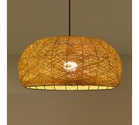 CWVYKNP Lustre Rustique Décoratif Abat-jour Tambour Suspendu Abat-jour Industriel Suspensions De Style Côtier Pour Îlot De Cuisine, Salle À Manger