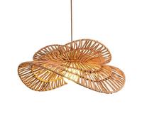 CWVYKNP Lustre Suspendu Rétro Style Bistro Suspension Double En Corde De Papier Tressée Suspension Décorative Dorée Style Industriel Suspensions Bohèmes Pour Salle À Manger, Cuisine