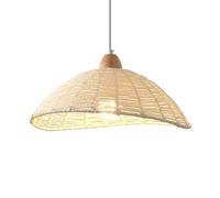 CWVYKNP Plafonnier Abat-jour 40 Cm Applique Murale Bohème En Rotin Suspension Pour Îlot De Cuisine Style Ferme Suspension Moderne Crème Pour Chambre Ou Salle À Manger