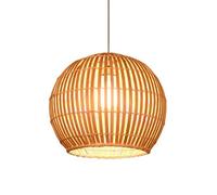 CWVYKNP Suspension De Style Côtier De 30 Cm Au-dessus D'une Table Luminaires D'entrée De Style Ferme, Lanterne En Bambou Suspension Sphérique Pour Îlot De Cuisine, Chambre, Hall D'entrée