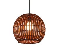 CWVYKNP Suspension De Style Côtier De 30 Cm Au-dessus D'une Table Luminaires D'entrée De Style Ferme, Lanterne En Bambou Suspension Sphérique Pour Îlot De Cuisine, Chambre, Hall D'entrée