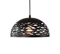 CWVYKNP Suspension Elégance Blanche Grand Couvercle De Lampe en Forme De Dôme De Personnalité Créative Plafonnier en Métal Creux Luminaires De Lustres Industriels pour Le Bar De Salle À Manger