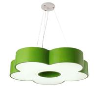 CWVYKNP Suspension LED Couleur Macaron Pour Chambre D'enfant, Forme De Fleur Lustre Créatif Moderne Pour Chambre De Bébé Lampe Suspendue Industrielle En Métal À Hauteur Réglable Pour Chambre
