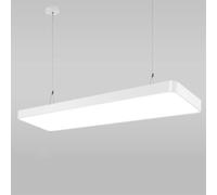 CWVYKNP Suspension LED Moderne De Style Industriel, Bande Rectangulaire, Noire, Plafonnier Contemporain Encastré Pour Cuisine, Salle À Manger, Chambre, Îlot Cuisine Ou Café