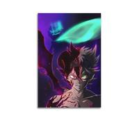 CWXBXQQ Poster d'anime Black Clover - Peinture sur toile murale et image d'art moderne pour chambre à coucher - 40 x 60 cm