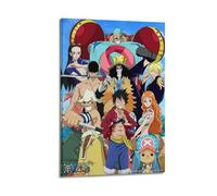 CWXBXQQ Poster de dessin animé One Piece Personnages Poster décoratif sur toile murale et image d'art moderne pour chambre à coucher 50 x 75 cm