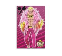 CWXBXQQ Poster de personnage One Piece Comics - Peinture sur toile murale et image d'art moderne pour chambre à coucher - 50 x 75 cm