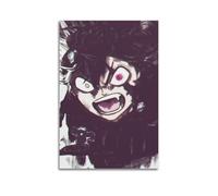 CWXBXQQ Poster décoratif sur toile de dessin animé Asta Black Clover - Décoration murale moderne pour chambre à coucher - 50 x 75 cm