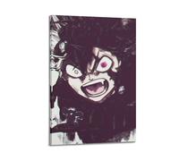 CWXBXQQ Poster décoratif sur toile de dessin animé Asta Black Clover - Décoration murale moderne pour chambre à coucher - 50 x 75 cm