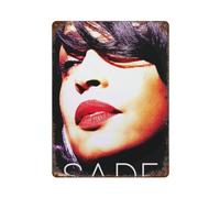 CWXBXQQ Poster Singer Sade Adu - Décoration murale en métal - Décoration moderne - 40 x 30 cm